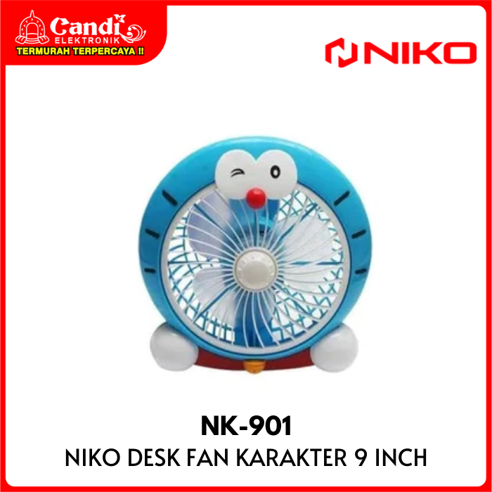 Niko Desk Fan Karakter 9inch